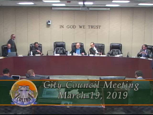 City of Colton - City Council Meeting - 3/19/2019