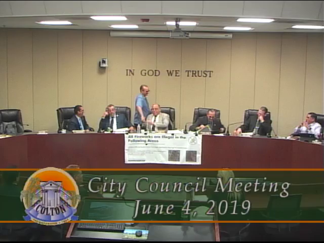 City of Colton - City Council Meeting - 6/4/2019