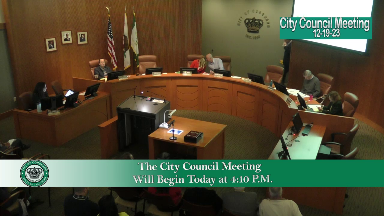 City of Coronado - City Council Meeting - 12/19/2023